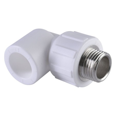 The square "Politek", polypropylene, 20 mm x 1/2 "mm, external thread