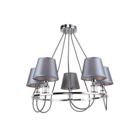 Martina chandelier, 5x40W E14, chromium color