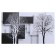 Picture on canvas "Black and white art" 60x100 cm