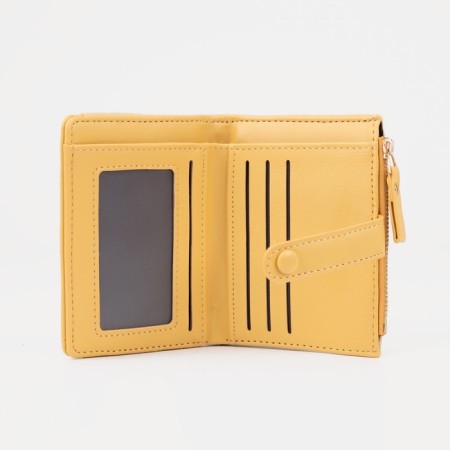Wallet on the button, yellow color-2