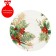 Porcelain dinner lunch share "Christmas", d = 25.5 cm