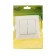 Luazon Lighting "Antei" switch, 10 A, 2 keys, hidden, white