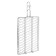 Fish lattice for a tandoor, total H-50 cm, working part 35 x 23 cm, stainless steel