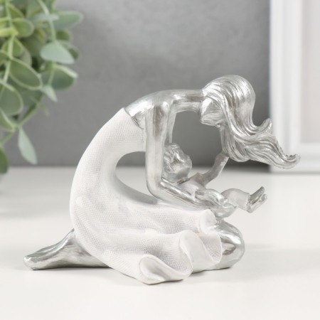 Souvenir Polystone "Mom with your child" 12x7.5x8 cm