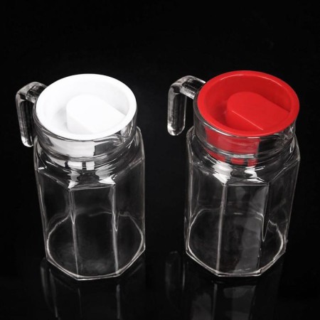 Glass jug "ice", 500 ml, color mix-3