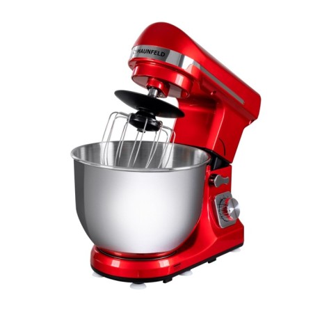 Mixer Maunfeld MF-431CH, Planetary, 1000 W, 5 L, 6 speeds, red-1