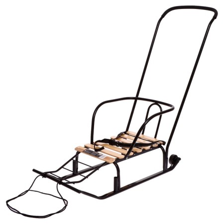 Sled "Timka 5 comfort", black color