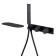Bath mixer Abber Rund AF8731B, hidden installation, shower set, shelf, black