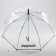 Umbrella Women's Dome "POSSIBLE", 8 spokes, D = 88 cm, transparent