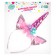 Carnival rim "unicorn", pink color