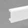Floor skirting board for painting with an increased distance from the wall 1 UHD 38/80W 2000x80 mm