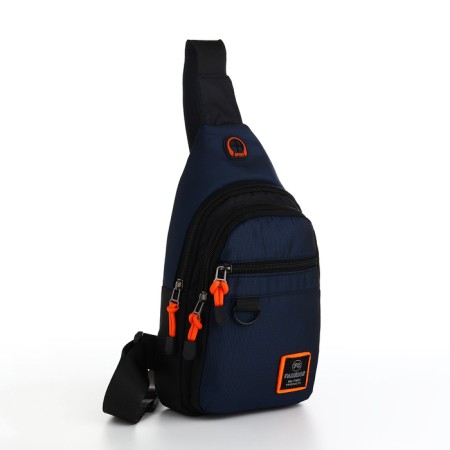 Backpack-sling, 17*8*30 cm, 2 lightning departure, 1 n/k, blue