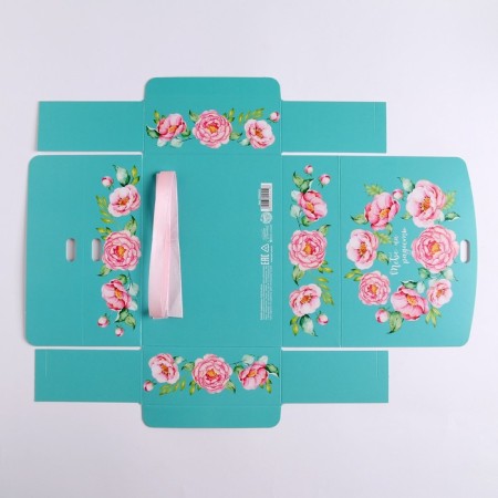 Gift folding box, packaging, “you are joyful”, 16.5 x 12.5 x 5 cm-4