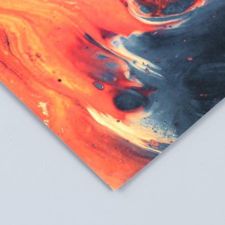 Scrapbooking paper bilateral "paint stains" density 180 g 30.5x32 cm-4
