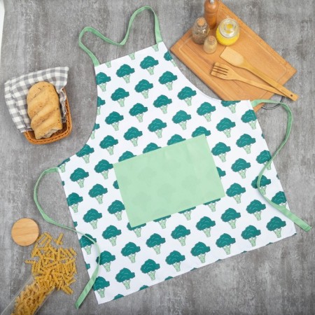 Apron Ethel Broccoli 70 x72 cm, 100% p/e