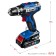 Drill-shuruvret bison DL-201-22, 20 V, 2x2 Ah, 1350 rpm, case