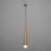 Lamp Bayerlux "Titan" 3W 4000k gold 5x5x150 cm.