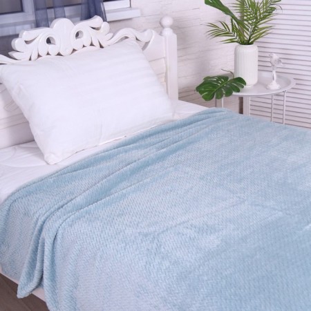 Placed Kolette, 200x220cm, sea wave, Velsoft 270g/m, polyester-1