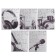 Notebook 24 sheets in the cage "Music. Black & White", cover coated paper, VD-smies, mix