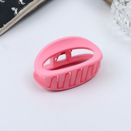 Hair crab "Leon" oval oval matte classic, 5 cm, mix