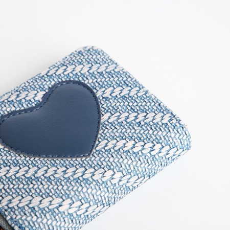 Children's wallet with lightning, blue color-2