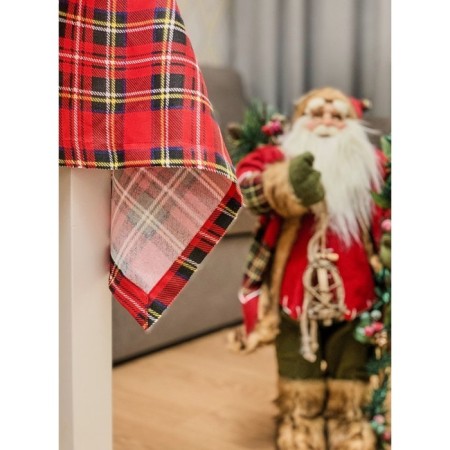 Kitchen towel Hunting, size 45x60 cm, red color-2