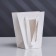 Flower packet 10 × 10 × 20 x 18 cm, white
