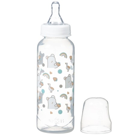 A set of bottles for feeding "Teddy Bear" 150 and 250 ml, Basic series, straight, mix-1