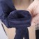 Gloves are female, dimensionless, without insulation, blue color