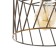Lamp Bayerlux "Rumba" E27 40W gold 18x18x12-112cm