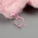 Penal school soft "bunny", 20x8 cm, plush, pink