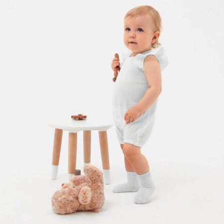 Kombinson (sandbox) Children's minku, white color, height 68-74 cm-5