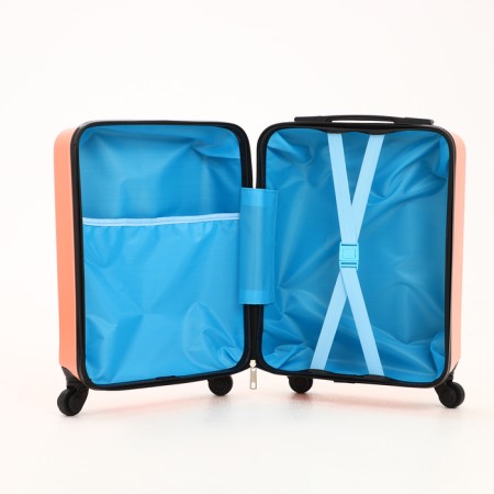 Small suitcase 16 "On the zipper, the color is orange-6
