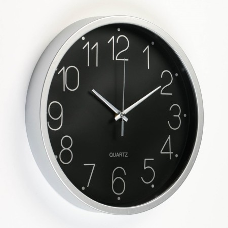 Wall clock "campaign", D-30 cm, discrete move-3