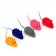Velvet mouse, 6 cm, 50 pcs, mix of flowers