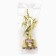Award figure "You are a star", gold, plastic, 21.5 x 7.5 cm