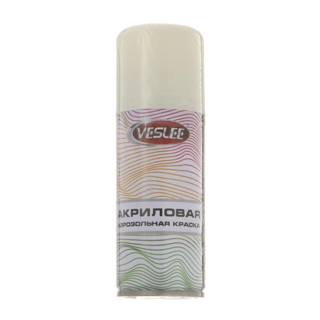 Veslee aerosol paint acrylic, white matte, 100 ml-5