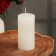 Candle-cylinder aromatic "jasmine", 5x10 cm