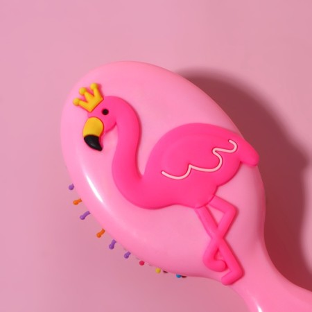 Comb - mini massage, 6 × 14.5 cm, pink color-4