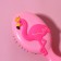Comb - mini massage, 6 × 14.5 cm, pink color