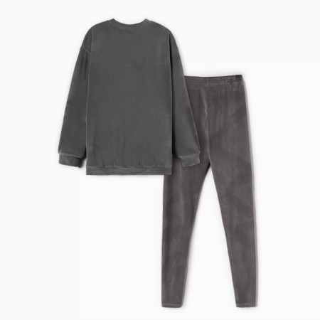 Women's costume (sweatshirt and leggings) KAFTAN PLUSHY p. 52-54, gray-11
