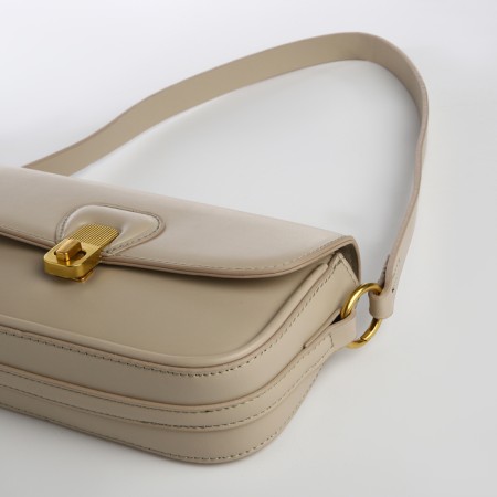 Female bag Textura, small size, color gray-beige-5