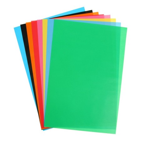 Color paper A4, 8 sheets. 8 colors "Kalyak-Malyak", coated-2