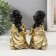Polystone souvenir "Little Buddha in gold. Joy" MIX 6x5.6x13 cm