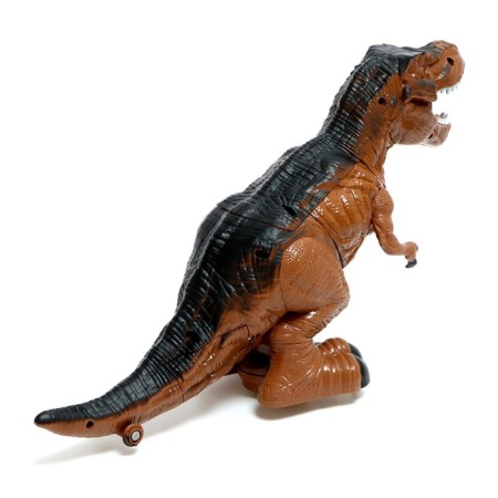 Dinosaurus robot, transforms, light and sound effects, works from batteries-8
