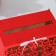 Family bank with monograms, 24x14x20 cm, red