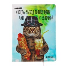 Дневник универсальный для 1-11 класса "Иногда выход только один", твёрдая обложка, искусственная кожа, ляссе, 80 г/м2