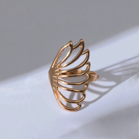 Ring "Wings" fairy -tale, gold color, dimensionless-2