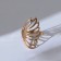Ring "Wings" fairy -tale, gold color, dimensionless