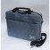 Document bag (oxford) gray with black sling